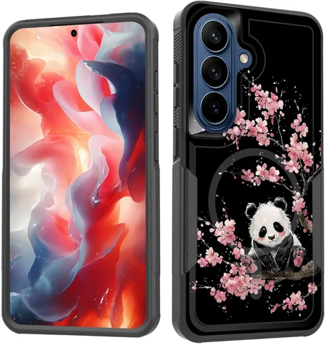 Vista 156 de Funda magnética para Galaxy A16 5G, [compatible con MagSafe] [protección contra caídas de grado militar] Funda resistente a prueba de golpes