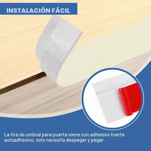 Vista 3 de FONUNO Tira de transición de piso de vinilo tira de umbral de puerta Grano de madera beige