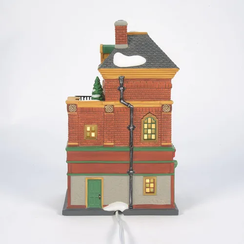 Vista 5 de Department 56 Christmas in The City Village Murphy's Irish Pub Lit Building, 8.86 Inch, Multicolor