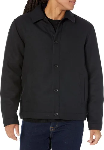 Vista 9 de Amazon Essentials Chaqueta bomber de mezcla de lana para hombre (disponible en tallas grandes y altas)