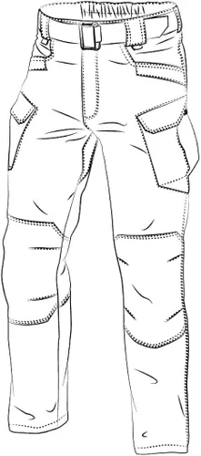 Vista 7 de Helikon-Tex - Pantalones OTP tácticos para exteriores, línea