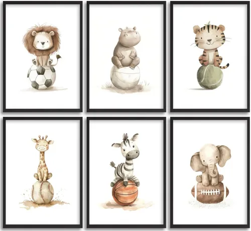 Vista 15 de Conjunto de 6 impresiones de pared de lona cristiana para guardería, versículos bíblicos para niños, citas inspiradoras, pintura, imagen, decoración