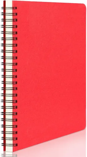 Vista 28 de EUSOAR - Cuaderno rayado A5 con espiral, para escritura, viajes, notas, diario, bocetos, para estudiantes, oficina, negocios, tapa de 3
