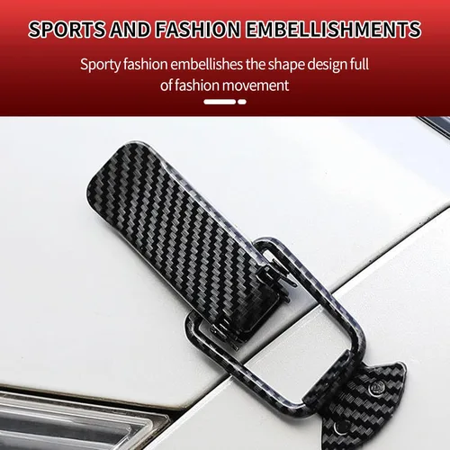 Vista 6 de MDEOOSKY 4 clips para parachoques automático, clips de bloqueo de gancho de seguridad para parachoques de automóvil, clip de parachoques automático