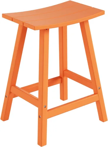 Vista 12 de HDPE Laguna Contempo - Taburete de silla de montar de 24 pulgadas, color negro