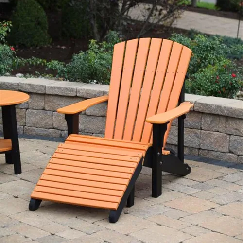 Vista 7 de Reposapiés Adirondack Deluxe - Poli - Aruba Azul y Negro