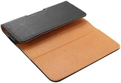 Vista 4 de Funda de piel sintética para teléfono celular con clip para cinturón para iPhone SE, 11 Pro, 12 Mini, 13 Mini, XS, X, 8, iPhone 16e, 15 Pro, 14, 13