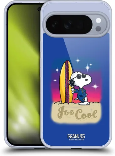 Vista 368 de Head Case Designs Officially Licensed Peanuts Beach Surf Snoopy Boardwalk Airbrush Gel Case [Military Grade Protection] Compatible with Google Pixel