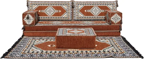 Vista 62 de arabicsofa Sofá de piso árabe Jalsa - Sofá tradicional hecho a mano para sala de estar