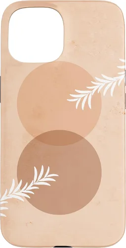 Vista 6 de iPhone 16 Moon Phases Plant Boho Beige Terracotta Bohemian Aesthetic Case