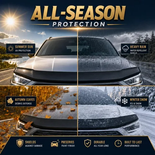 Vista 5 de BMY Deflector de capó/Protector frontal contra insectos Compatible con Hyundai Tucson 2022-2025 Protección contra partículas e insectos