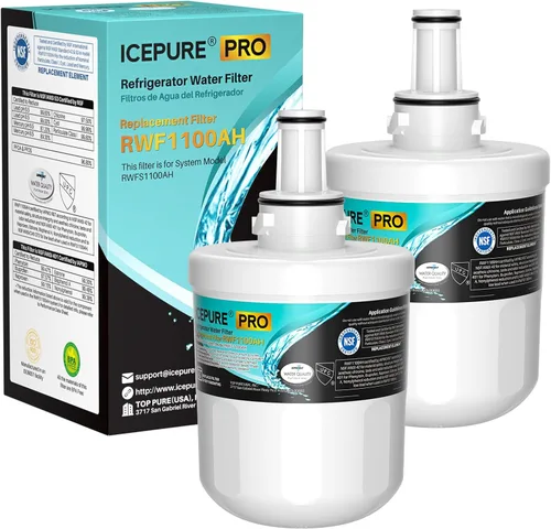 Vista 12 de ICEPURE Filtro de agua alcalino DA29-00003G de repuesto para refrigerador Samsung DA29-00003A, DA29-00003B, Aqua-Pure Plus, HAFCU1, FMS-1 WSS-1