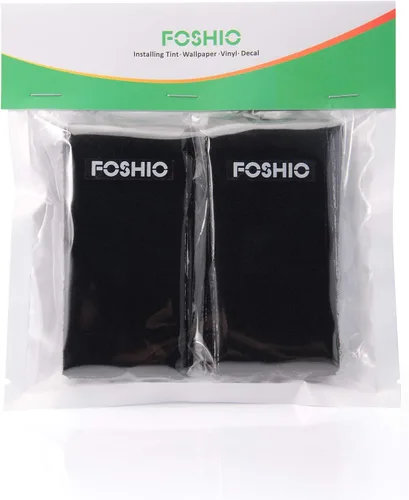 Vista 7 de FOSHIO 20 piezas de repuesto de fieltro de tela autoadhesiva precortada estándar negra para escobilla de goma de 4 pulgadas, herramientas
