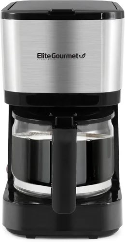 Vista 8 de Elite Gourmet HyperChiller EHC824 - Cafetera helada y caliente, color menta Adjustable flow/strength lever - includes 20oz tumbler, reusable
