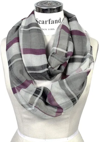 Vista 17 de Bufandas de moda a cuadros y cuadros Infinity de Scarfand's Tartan