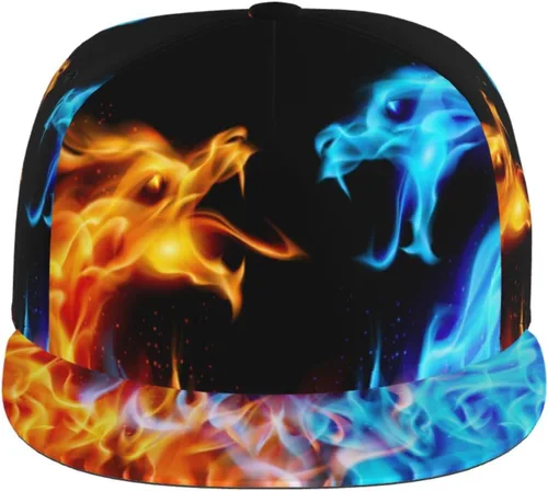 Vista 2 de Supdreamc Gorra de béisbol unisex para adultos, gorra de camionero con cierre de presión