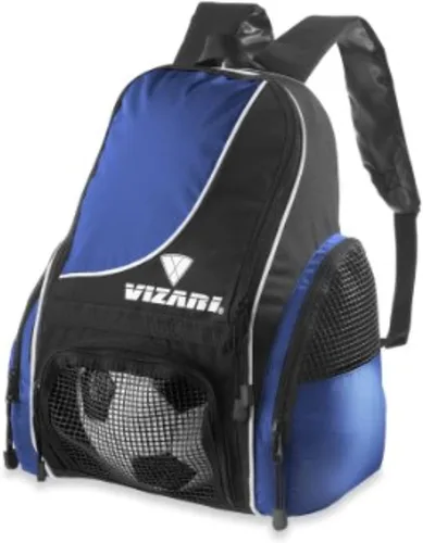 Vista 14 de Mochila de fútbol Solano de Vizari con compartimento para balón, bolsillo ventilado para balón y bolsillos de carga laterales de malla para adultos