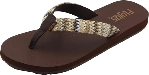 Vista 16 de Flojos Juno Weave Sandalia para mujer Aguamarina/Marrón Multi