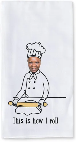 Vista 21 de Toalla de cocina personalizada para BBQ Kings – Divertido juego de toallas de cocina. 100% algodón hilado en anillo puro, toallas de cocina súper