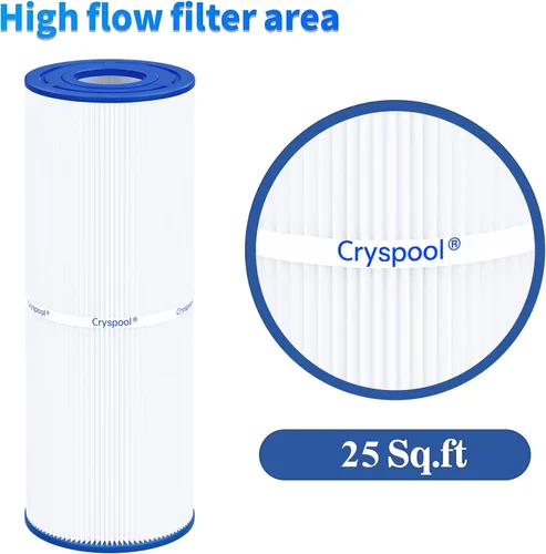 Vista 7 de Cryspool® 04072 Filtro compatible con filtro de bañera de hidromasaje PRB25-IN, C-4326, FC-2375, 3005845, R172327, R173429, 33521, 25392, 817-2500