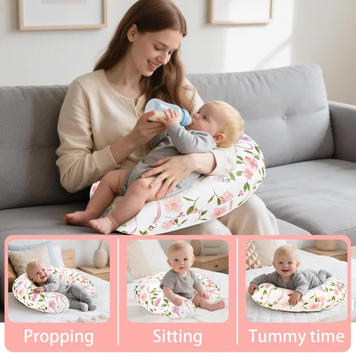Vista 47 de Funda para almohada de lactancia TANOFAR, funda de almohada de lactancia neutral para bebés niños y niñas, funda de almohada de lactancia ultra