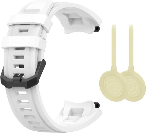 Vista 7 de FitTurn Paquete de 4 correas de reloj compatibles con Amazfit T-Rex 2, correa de repuesto de silicona suave ajustable para Huami Amazfit T-Rex 2