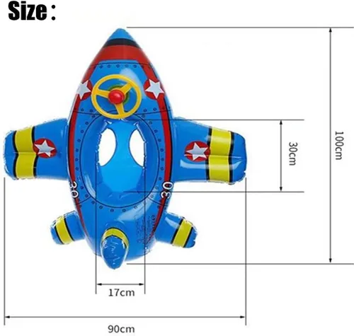 Vista 4 de Flotador inflable de natación para bebés, juguetes de piscina para niños pequeños