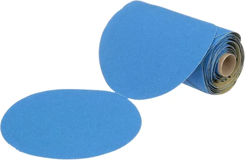 Vista 25 de 3M 3M-36142 Hookit disco abrasivo azul multi-agujero, 3" 80 Grado