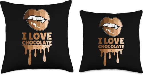 Vista 3 de Melanin Love Chocolate Black History Afro African American Throw Pillow