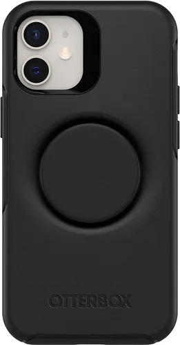 Vista 5 de OtterBox Otter + POP Symmetry Series - Funda para iPhone 12 Mini, color negro