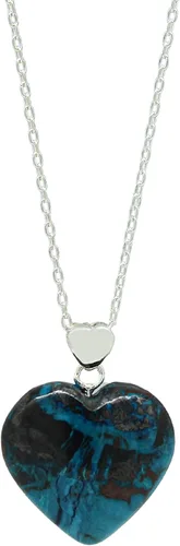Vista 8 de Collar con colgante de corazón GemInspire para mujer, collar de gemas, colgante en forma de corazón, collar de cristal de corazón, cristal curativo