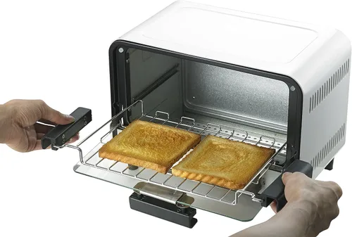 Vista 2 de SPT SO-0972W Horno tostador de encimera de 2 rebanadas de fácil agarre
