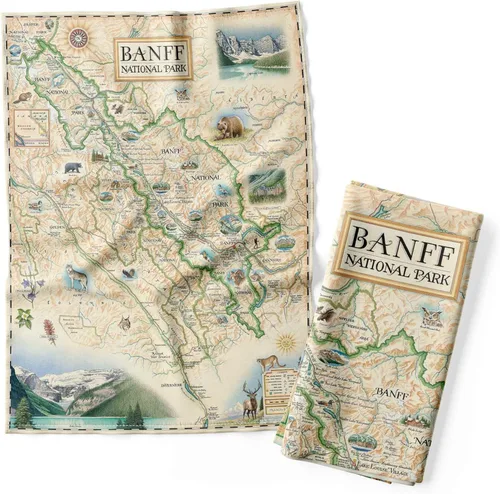 Vista 6 de Xplorer Maps 1000 Islands Map - Toalla decorativa de harina para cocina, 100% algodón, 18 x 24 pulgadas