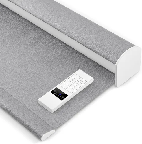 Vista 36 de Zshine Persianas opacas motorizadas con ancho personalizado (23-95 pulgadas), persianas enrollables inalámbricas y recargables con control remoto
