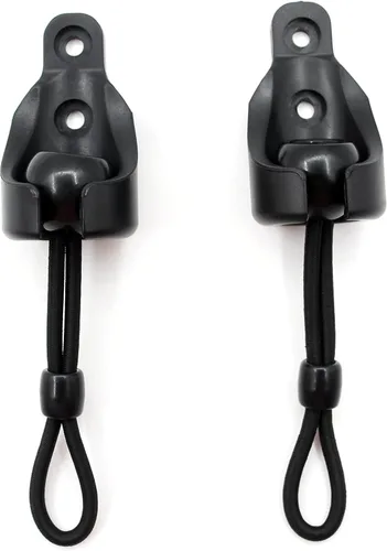 Vista 2 de Kit de bungee para persianas enrollables, para interiores y exteriores (negro)
