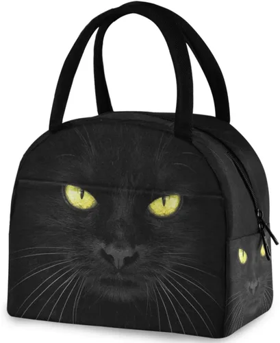 Vista 19 de Bolsa de almuerzo reutilizable para mujer africana con bolsillo frontal con cierre de cremallera aislada, bolsa térmica para el trabajo, picnic