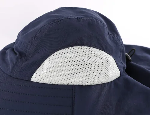 Vista 3 de Connectyle Sombrero de sol con ala grande con protección UV y solapa para el cuello L