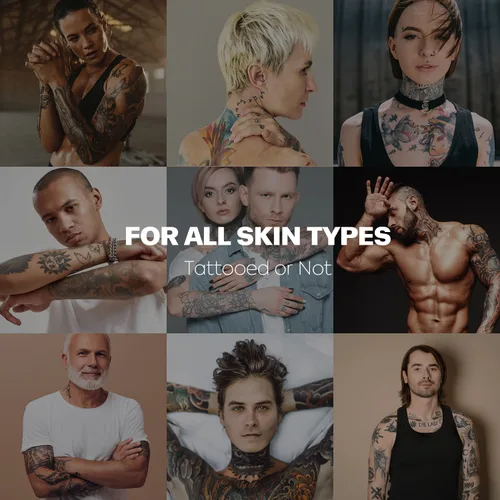 Vista 3 de VANERIA Loción para tatuajes, hidratante y curación para tatuajes, mantiene tu tinta con un aspecto fresco, el cuidado del tatuaje evita