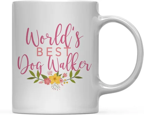 Vista 40 de Andaz Press Taza de café de 11 oz, regalo de broma de la mejor abbuela del mundo, diseño floral, paquete de 1