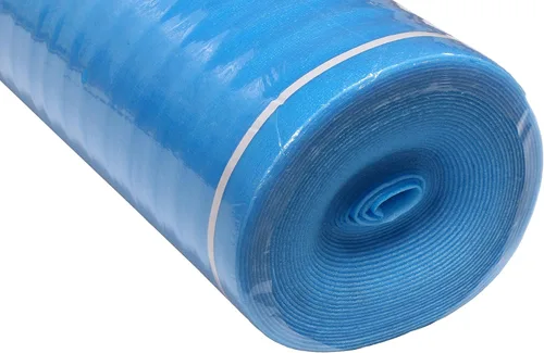 Vista 3 de AMERIQUE 400SQFT 4ª generación azul de 0.059 in de grosor para suelo de espuma resistente 3 en 1 con cinta y barrera de vapor