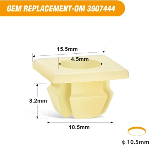 Vista 16 de GOOACC Juego de tornillos para placa de matrícula, tornillos de acero inoxidable con tuercas de nylon para sujetar placas de matrícula delanteras