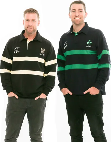Vista 2 de Harp Ireland - Polo de rugby de manga larga a rayas