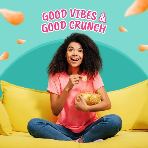 Vista 6 de Rusty's Chips - Chips crujientes y saludables para un bocado rápido - Chips sin gluten, sin conservantes, sin OMG, paquete de aperitivos veganos