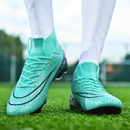 Vista 6 de AOSENSS Zapatos de fútbol para hombre y mujer, zapatos de fútbol para interiores y exteriores, para competición, tenis de fútbol sala