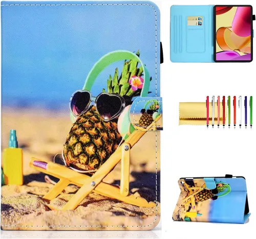 Vista 18 de Funda para tablet Amazon Fire Max 11 (13ª generación, 2023), funda protectora de piel sintética, delgada, ligera, triple soporte, magnética, rígida