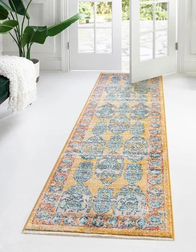 Vista 16 de Unique Loom Lola Collection - Alfombra de área, atrevida (2 pies 2 pulgadas x 3 pies 1 pulgada, rectangular, gris/marfil)