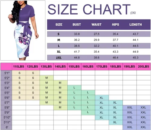Vista 3 de Nhicdns Vestidos ajustados para mujer, vestido de tubo de trabajo, vestido de fiesta de té, vestido de estampado floral, vestido de cóctel