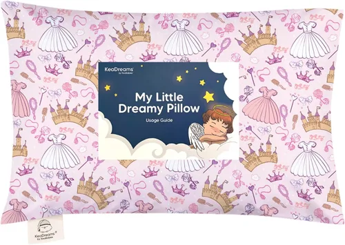Vista 21 de Almohada para niños pequeños con funda - 13 x 18 pulgadas My Little Dreamy Almohada para niños pequeños de KeaBabies para viajar y dormir, funda