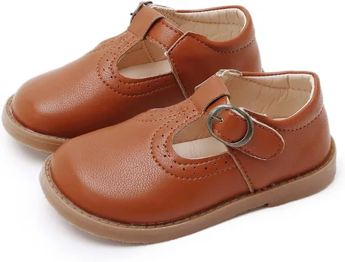 Vista 7 de SOFMUO Zapatos Mary Jane para niña pequeña, zapatos de ballet con lazo para niñas, fiesta, escuela, boda, uniforme de princesa, zapatos de vestir