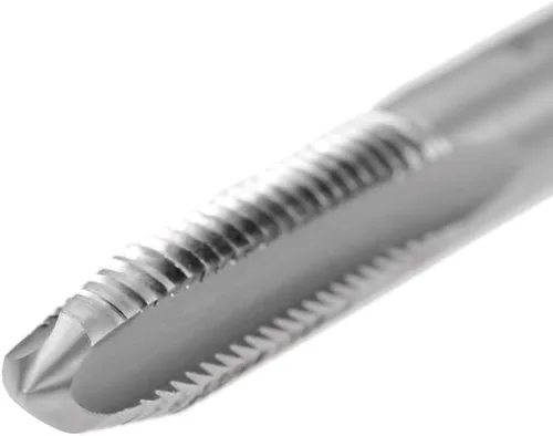 Vista 5 de uxcell Macho de la máquina 1/4-20 UNC rosca 2B clase 3 flautas de alta velocidad tornillo de acero roscado herramienta de roscar 2 unids